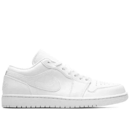 Air Jordan 1 Low "White/White-White"