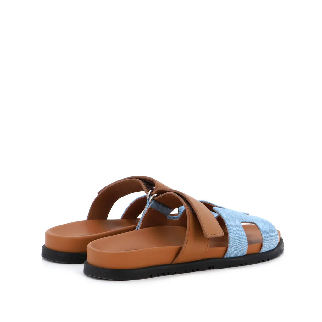 Hermès Chypre leather sandal