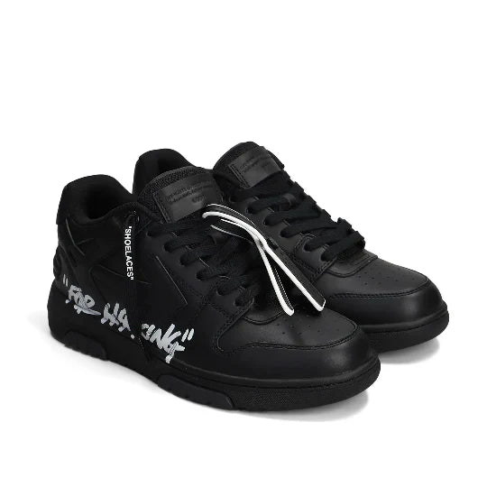 Off-White Out Of Office 'For Walking' black sneakers