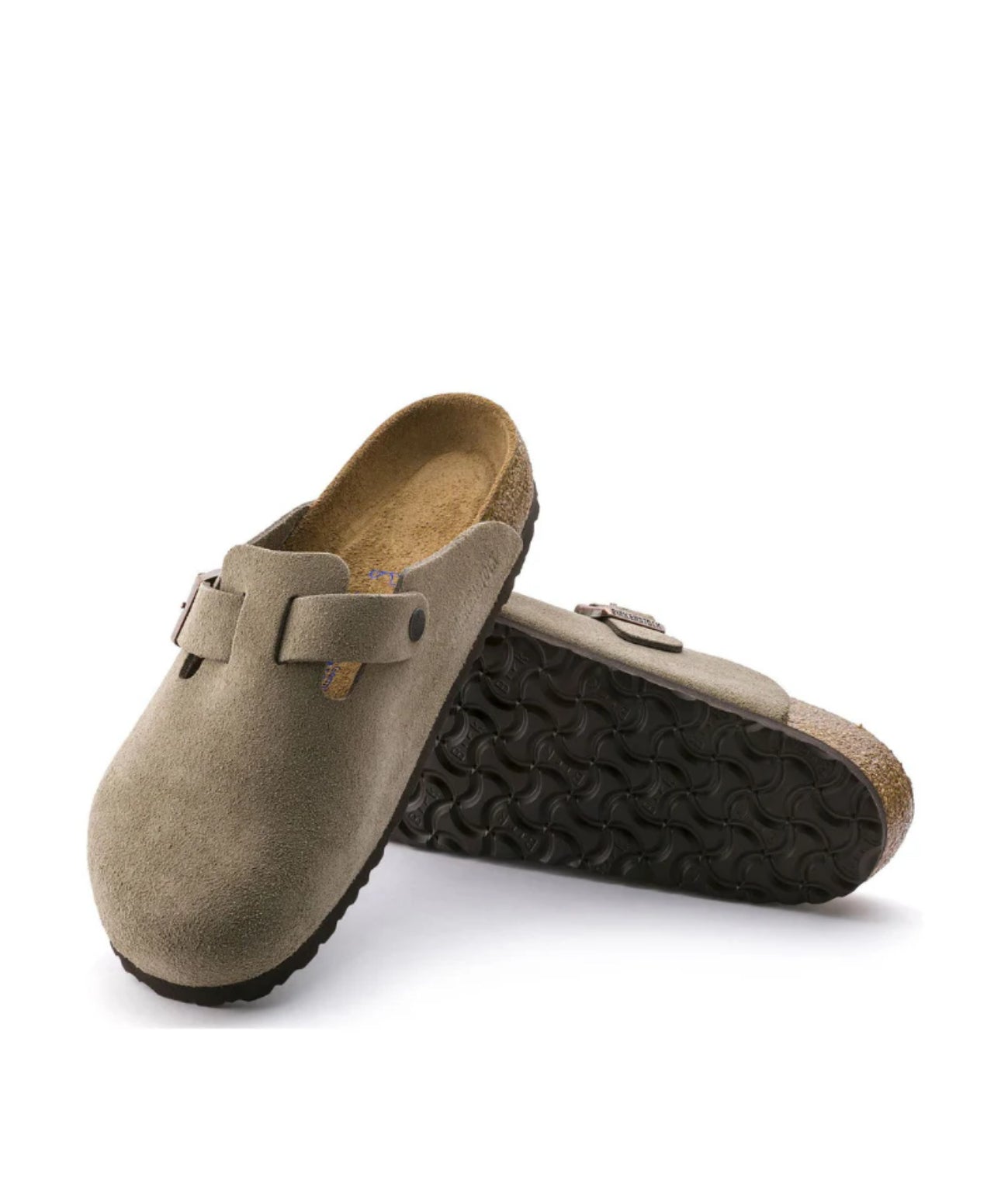 BIRKENSTOCK BOSTON BS SUEDE TAUPE