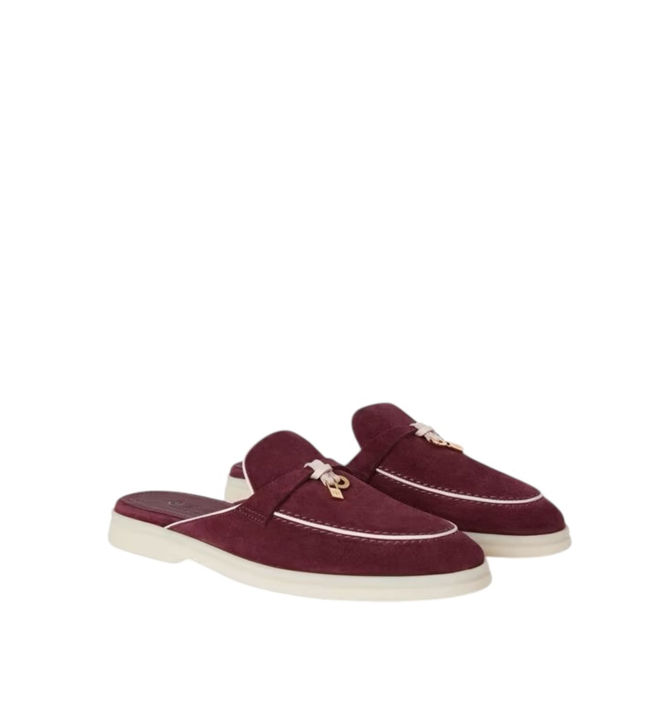 Loro Piana Charms Walk Babouche Loafer Suede Aguaje