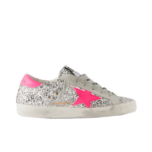 Golden Goose Super-Star glitter sneakers