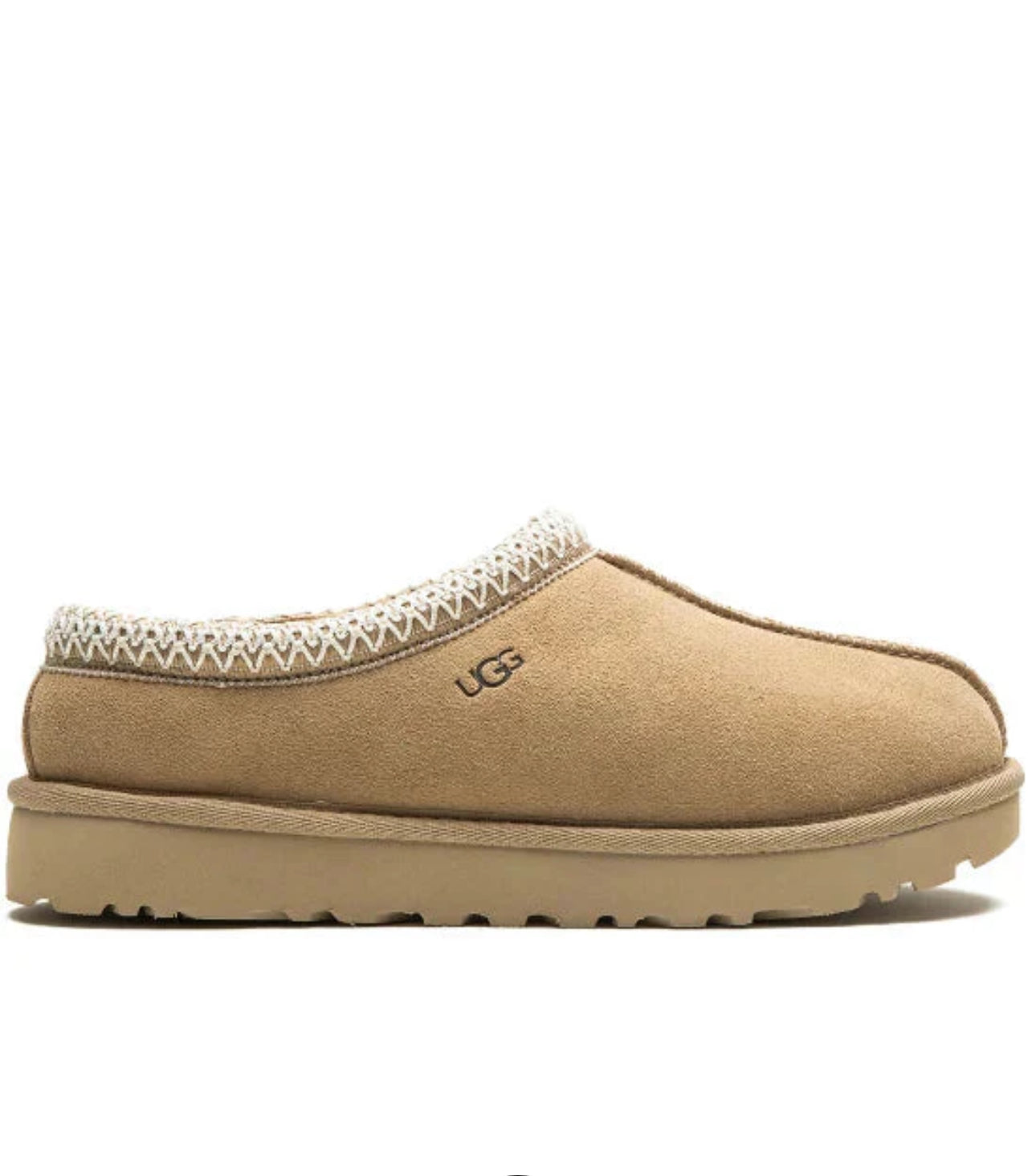 UGG TASMEN BEIGE" SUEDE SLIPPERS