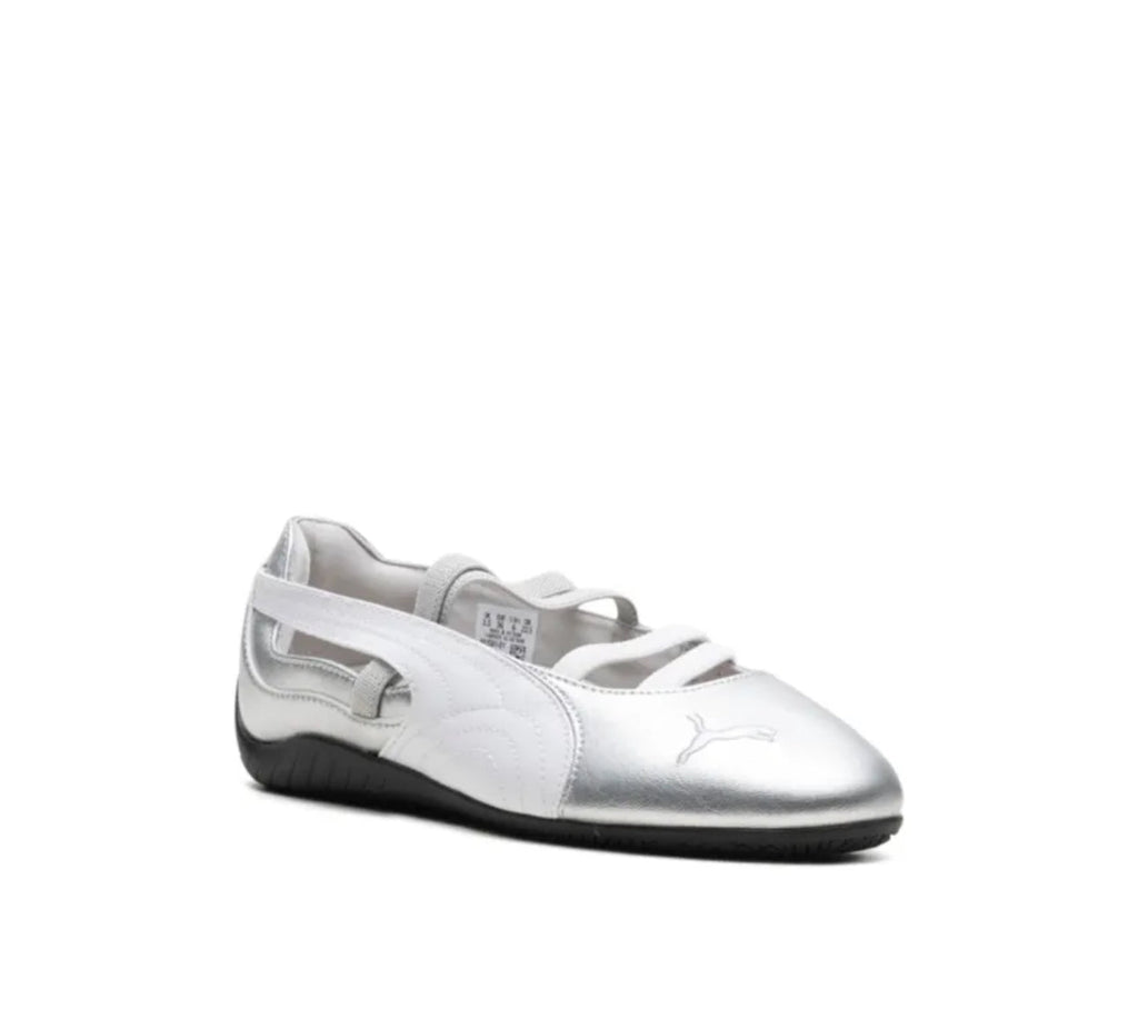Puma Speedcat "Silver" ballet flats