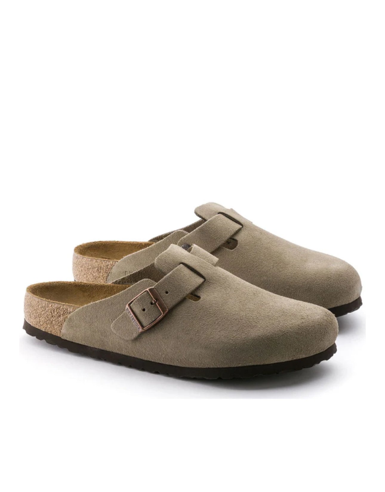 BIRKENSTOCK BOSTON BS SUEDE TAUPE