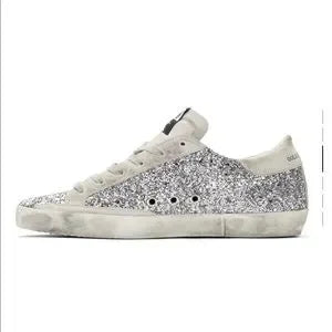 Golden Goose Super-Star glitter sneakers